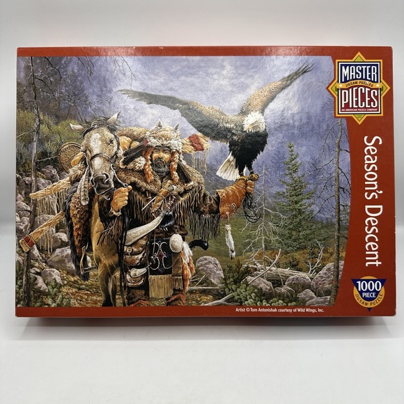 Masterpieces Other - Master Pieces‎ 1,000 Piece Jigsaw Puzzle Season's Descent Artist Tom Antonishak